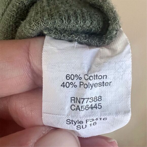 Madewell Women's Dark Green Tank Top Size Small Staple Wardrobe Capsule Classic‎ - Picture 3 of 5